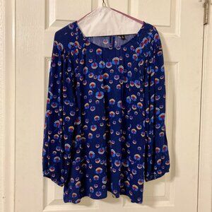 Excellent Condition, SZ XL, Fan Print Top